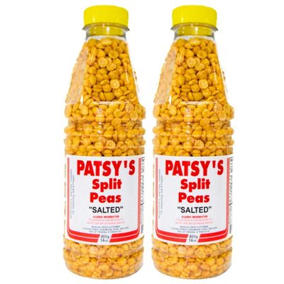 Patsy&#39;s Split Peas (Salted) - 14oz (Pack of 2) - Trinidad &amp; Tobago Snacks