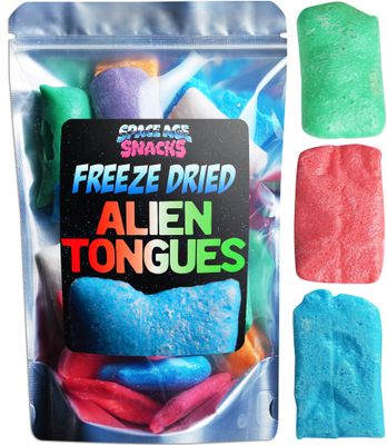 Freeze Dried Airheads Candy - Premium Freeze Dried Alien Tongues Crunchy Freeze Dried Candy Shipped in Box for Extra Protection - Freeze Dry Candy Dry Freeze Candy for All Ages (8 Ounce)