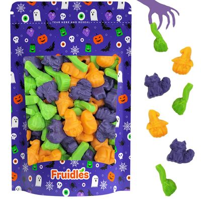 Fruidles Halloween Spooky Gummy Mix Candy, Trick-Or-Treat Party Bag Fillers, Party flavor (1 Pound)