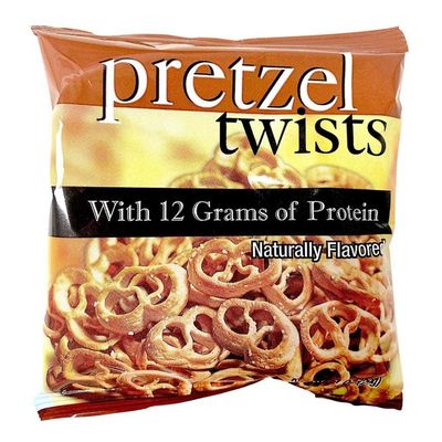 NutriWise Pretzel Protein Twists | 7 Bags | KETO Diet Friendly, Hunger Control Diet Snack, Low Fat, Low Carb, Low Calorie - Butter Flavor