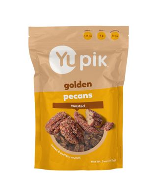 Yupik Toasted Golden Pecans, 5 Oz, Gluten-Free, Kosher, Non-GMO, Sweet Snack, Crunchy Glazed Pecans with Natural Butter Flavor &amp; Sea Salt, Party Snack, Source of Copper &amp; Magnesium