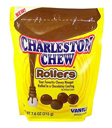 Charleston Chew Rollers Vanilla Snack-To-Go Resealable Bag, 7.6 oz