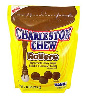 Charleston Chew Rollers Vanilla Snack-To-Go Resealable Bag, 7.6 oz
