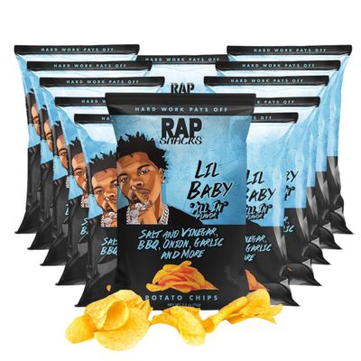 Rap Snacks Lil Baby All in Potato Chips 2.5 Oz Bags - Pack of 12