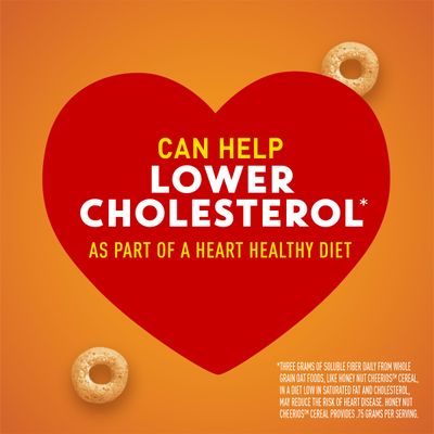 Honey Nut Cheerios Heart Healthy Breakfast Cereal, Gluten Free Cereal With Whole Grain Oats, Giant Size, 27.2 oz