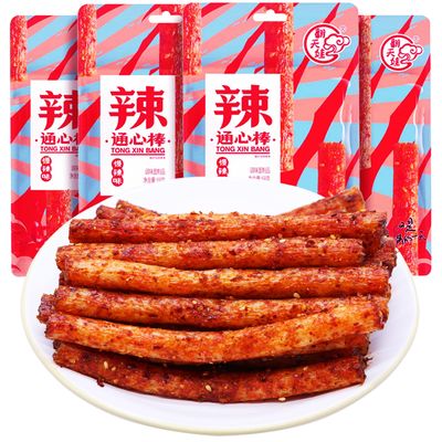 Latiao 4 Packs Spicy Strips, Chinese Snacks, Latio Snack, Chinese Spicy Strips 68g2.39Ounces per Pack