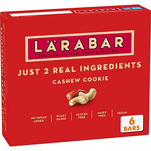 Larabar Cashew Cookie, Gluten Free Vegan Fruit &amp; Nut Bar, 1.7 oz Bars, 6 Ct