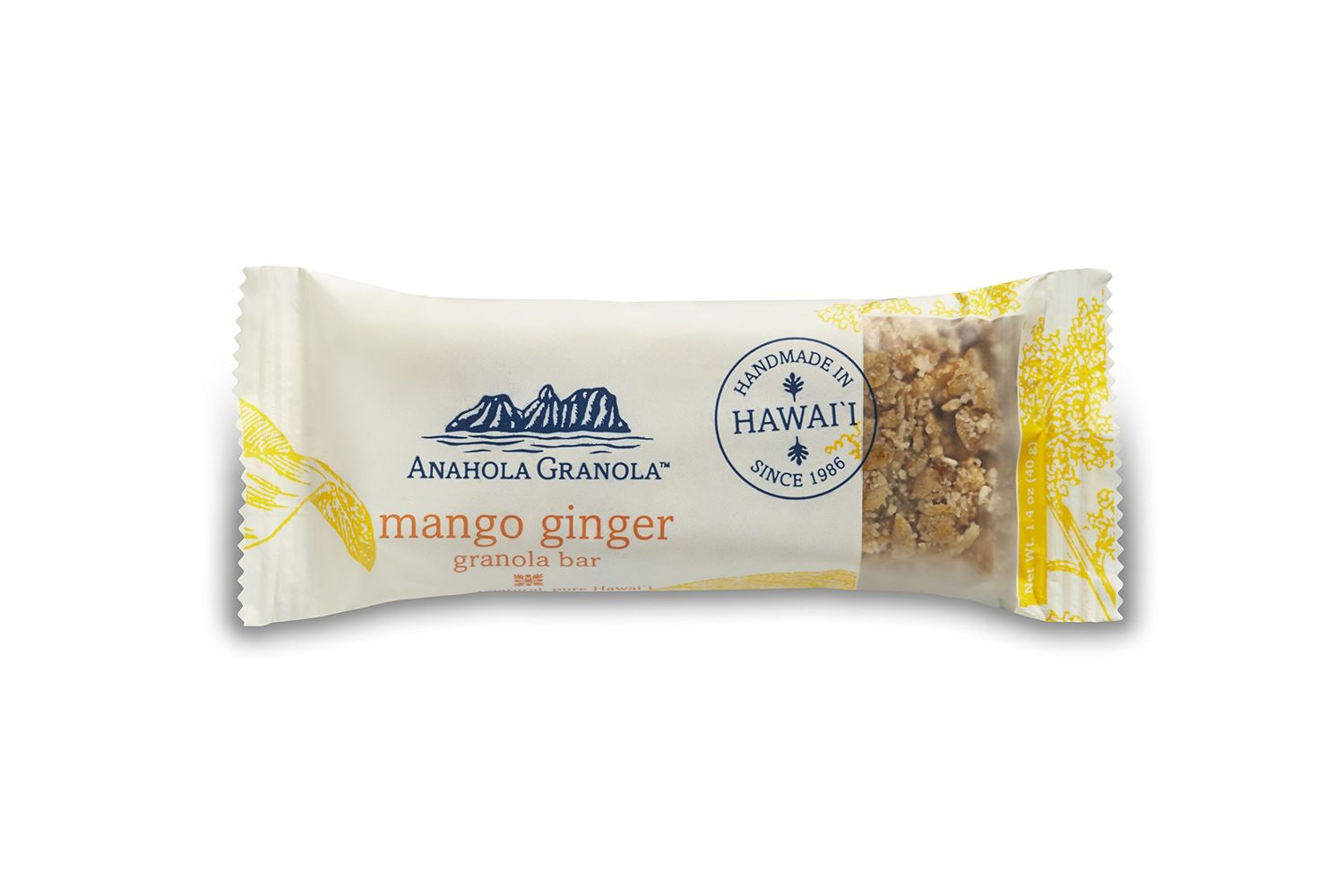 Anahola Granola Mango Ginger Bars, 8 Count