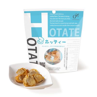Dried Japanese scallops Hokkaido North.Grand Baked Scallop (Original Flavor) Hotty 1.69oz 48g hotate grilled scallop roasted scallop fat-free snack healthy ã»ãŸã¦ å¸†ç«‹ ãƒ›ã‚¿ãƒ† Made in Japan