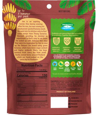BBQ Flavored Chips , Gluten-Free Healthy Snacks for Adults & Kids - Vegan & Paleo Approved - A Potato Chip Thats Good For You (Made From 100% Real Banana) (Hickory BBQ, 1)