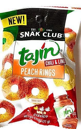 Chili and Lime Peach Ring (1) 2.5oz Bag