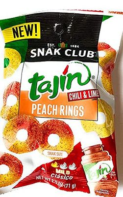 Chili and Lime Peach Ring (1) 2.5oz Bag