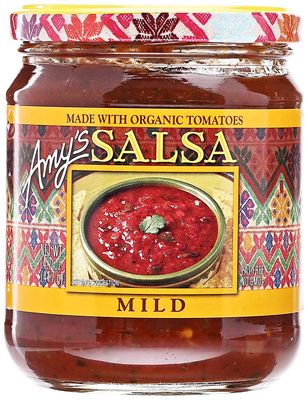 Amy&#39;s Salsa, Mild Salsa, Made With Organic Tomatoes, Gluten Free, Vegan Snacks, 14.7 Oz