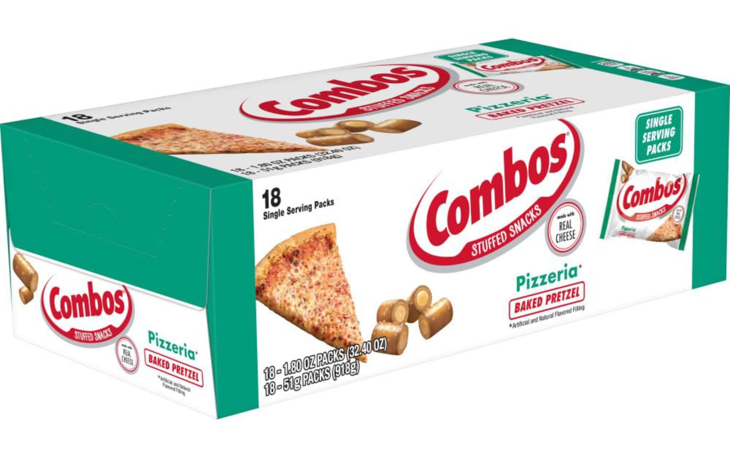 Combos Pizzeria Pretzel - 1.8 oz Bag - 18 ct.