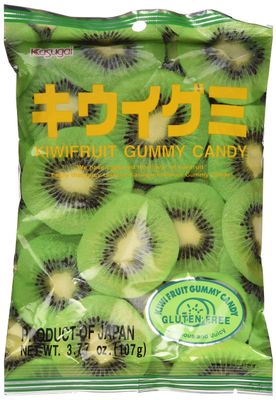 Japanese Fruit Gummy Candy from Kasugai - Kiwi - 107g