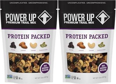Gourmet Nut POWER UP, PROTEIN PACKED - 100% Natural, Vegan, Gluten Free (Pack of 2-14oz)