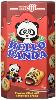 Meiji Hello Panda Cookie, Chocolate, 2.1 Ounce