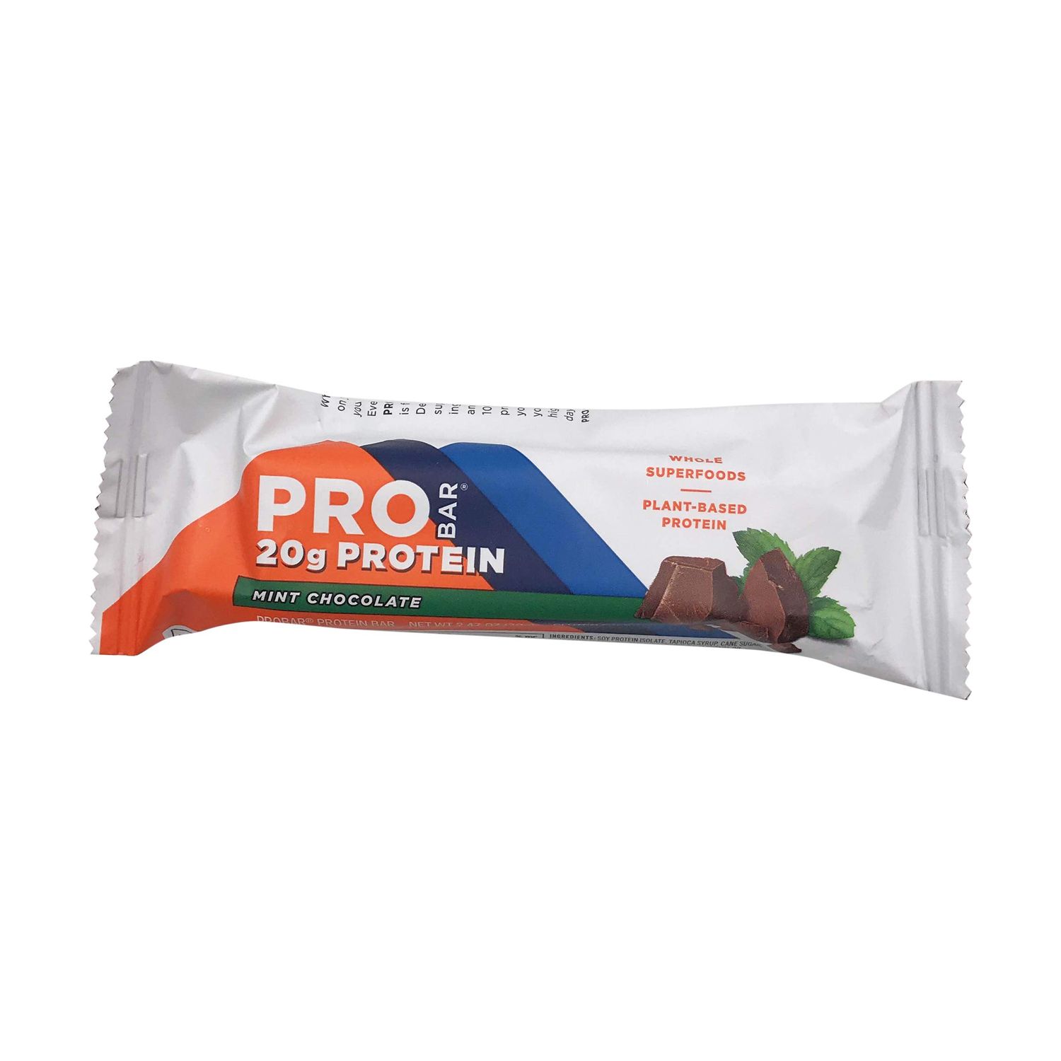 Probar Organic Mint Chocolate Core Bar Case, 2.46 Ounce (Pack of 12)