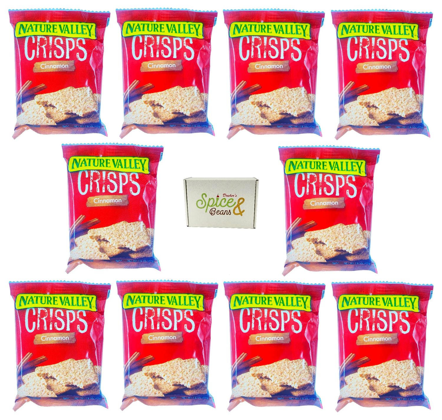 Nature Valley Cinnamon Crisps Snack Pack | 1.2 oz. | Pack of 10