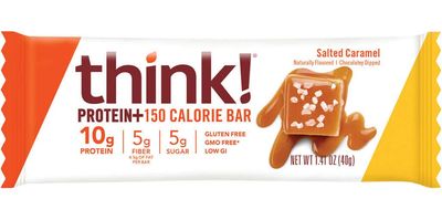 thinkThin Protein &amp; Fiber Bars, Salted Caramel, 1.41 Ounce (20 Count)