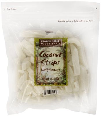 Trader Joe&#39;s Coconut Strips, 6 oz (Pack of 2)