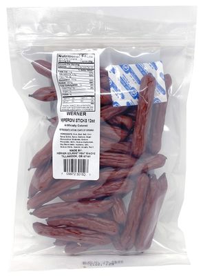 Werner Mini Pepperoni Meat Sticks - 12 OZ Bag - Made in the USA, Bulk Meat Sticks