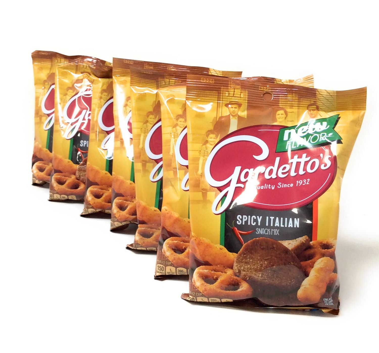 Gardetto&#39;s Spicy Italian Snack Mix, 5.5 oz. (Pack of 7)