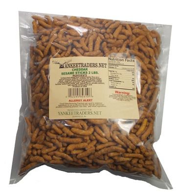 Yankee Traders Cheddar Sesame Sticks, 2 Pound