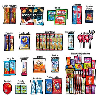 CRAVEBOX Snack Box (55 Count) Valentines Day Variety Pack Care Package Gift Basket Adult Kid Guy Girl Women Men Birthday College Student Office Back to School