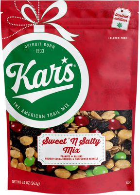 Kar&#39;s Nuts Holiday Sweet &#39;N Salty Mix - 34oz Pouch (Pack of 6)