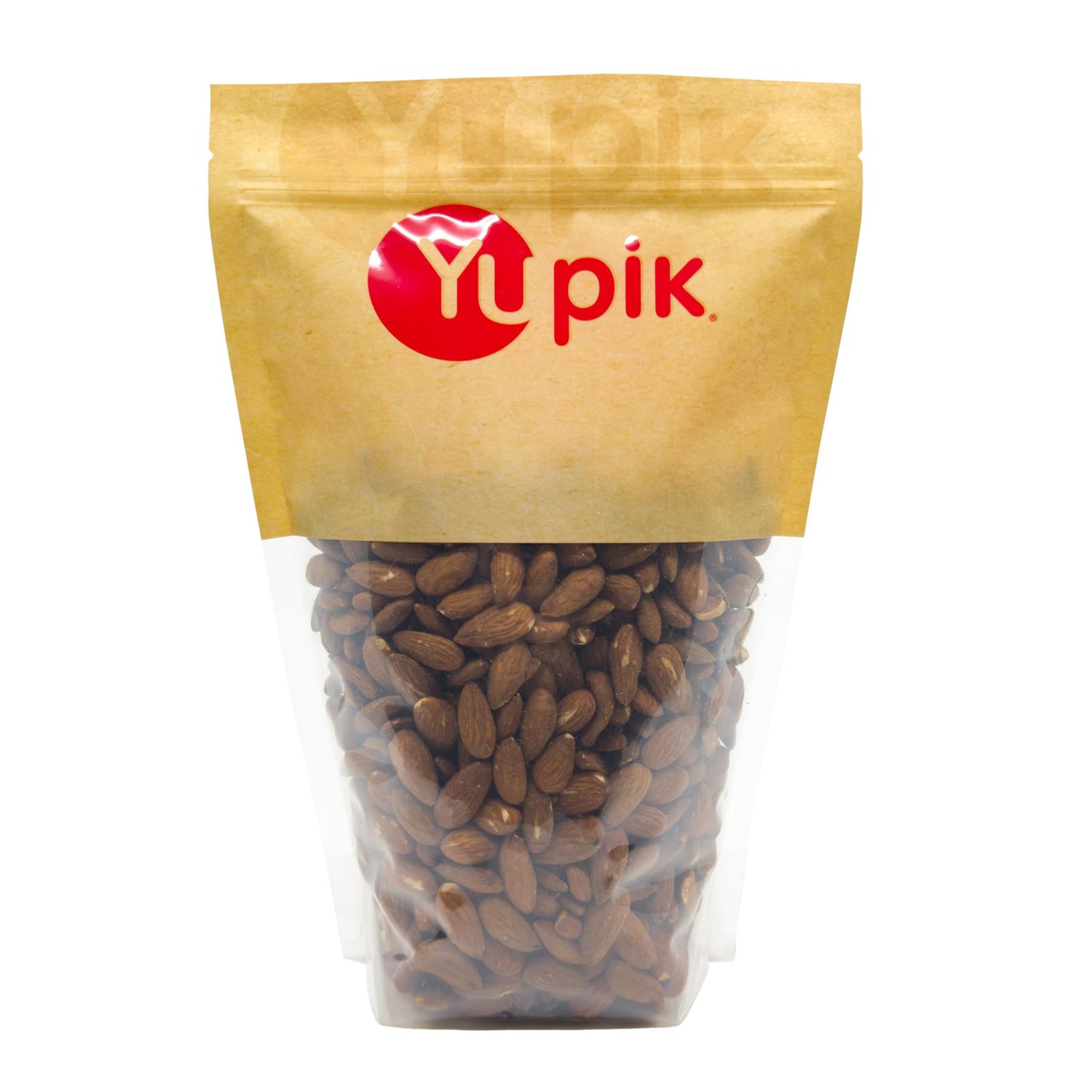 Yupik Roasted Unsalted Jumbo Almonds, 2.2 lb, Kosher, Gluten-Free, Large Almonds, Crunchy Nuts, Lightly Roasted, No Added Salt, Source of Fiber &amp; Protein, Savory Snacks