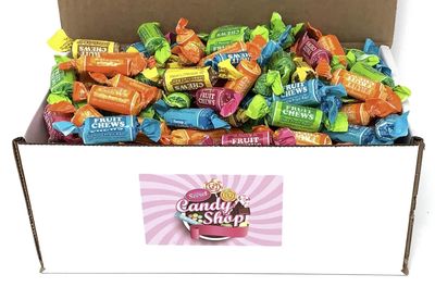SECRET CANDY SHOP Tootsie Fruit Chews Candy in Box, 2lb (Individually Wrapped) (Assorted)