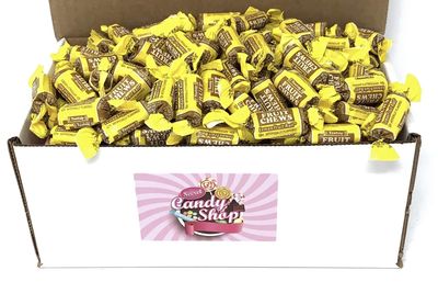 SECRET CANDY SHOP Tootsie Fruit Chews Candy in Box, 2lb (Individually Wrapped) (Lemon)