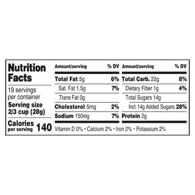 Utz Gourmet Popcorn Clusters, Caramel Nut Clusters - 19 oz. Barrel - Crunchy Popcorn Snack Mix with Almonds, Cashews, and Buttery Toffee, Trans Fat Free, Cholesterol Free, Gluten Free Snacks