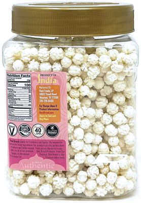 Rani Sweet Makhana (Sugar Candy) 17.5oz (1.1lbs) 500g PET Jar  All Natural | Vegan | No Preservatives | Gluten Friendly | Indian Origin | Ready to Eat