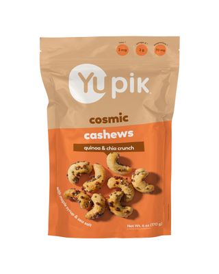 Yupik Salted Maple Cosmic Cashews, 6 Oz, Crunchy Savory Snack, Made with Natural Ingredients, Cashews, Maple Syrup, Quinoa, Chia Seeds, Sea Salt, Perfect for Parties &amp; Special Occasions