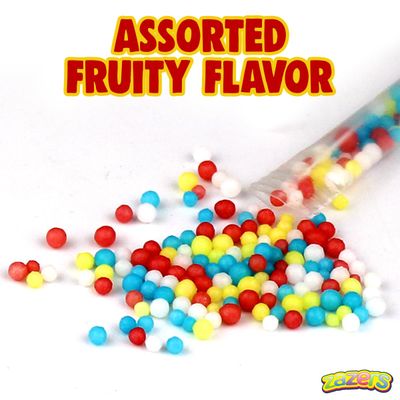 Candy Straws Fruit Flavor - Individually Wrapped Colorful Sweet Dots Snacks for Kids Fun Candy Sweets Perfect for Parties, Birthday, Festivals, and Halloween, Gluten Free, Nuts Free - 30 Units