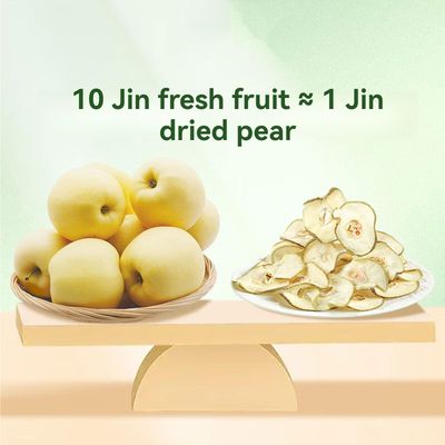 dried pears no sugar added 8.8oz250gSweet Flavor Fruit Snow pear hotcold bubbles can be used to replace tea or snacks
