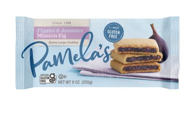 Pamela&#39;s Products Gluten Free Figgies &amp; Jammies Cookies, Mission Fig, 9 Ounce (Pack of 6)