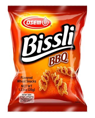 Osem Bissli Variety Pack Special - 3 Flavors: Falafel, Pizza, BBQ - 1.23 oz (Pack of 12)