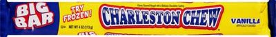 Charleston Chew (1) Big Bar - Vanilla Flavored - Chewy Nougat With A Delicious Chocolatey Coating - Try Frozen Peanut &amp; Gluten Free 4 oz