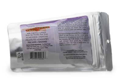 Desert Gatherings Prickly Pear Trail Mix - Dried Fruit, Almonds, Pepitas, Peanuts, Cashews, Pecans, Raisins and Prickly Pear Cactus Candy Made From Prickly Pear Fruit, 4 ounce