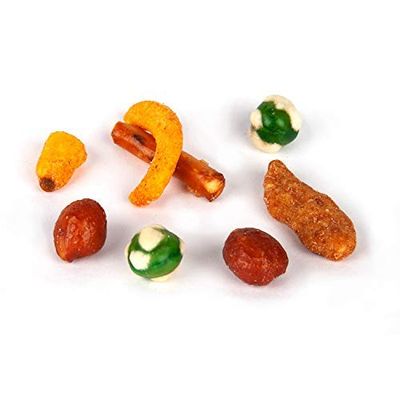 BEER NUTS Bar Mix wWasabi - Pretzels, Cheese Stix, Sesame Stix, Insane Grain &amp; Wasabi Peas - 12oz Resealable Jar (Pack of 3)