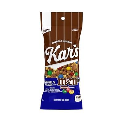Kar&#39;s Nuts Caramel &#39;N Chocolate with M&amp;M&#39;S Candies - 2oz Bag (Pack of 36)