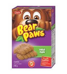 Dare Bear Paws Baked Apple Soft Snack Cookies, 240g8.5oz
