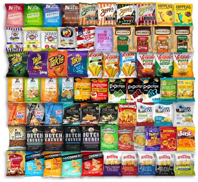 Mix Chips, Popcorn, and Snack Mix Assorted Packs | 35 Packs out of 50 Flavors | Niro Assortment