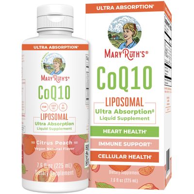 MaryRuth Organics Liquid Vitamin | Coenzyme Q10 Heart Health for Mitochondrial Support and Immune System | Vegan Non-GMO | 7.6 Fl Oz | 45 Servings