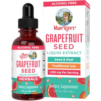 MaryRuth Organics Grapefruit Seed Extract Grapefruit Seed Oil Drops | Peel &amp; Seed | Herbal Tinctures Liquid Drops | Sugar Free | Vegan | Non-GMO | Gluten Free| Unflavored | 30 Servings | 1 Fl Oz