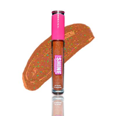 Shop Stunner Shades | Stunn Shine, Glittery Holographic Lip Gloss For A Sparkly Finish, Infused With Coconut Oil, Vegan &amp; Cruelty-free, (Glittery Chocolate, 0.15 Fl Oz)