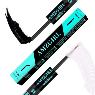 Lash Bond and Seal Eyelash Cluster Glue House of Lash Clusters Mascara Wand Glue 10ml Long Lasting 72 Hours Black Cluster Lash Glue  Lash Seal 2 in 1 Lash Clusters at Home By AMZGlRL(Black)